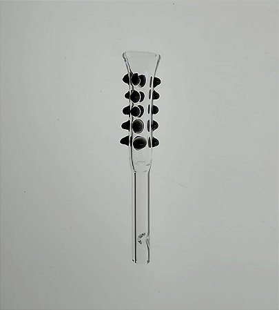 Piteira anti stress 6mm x 7cm preto