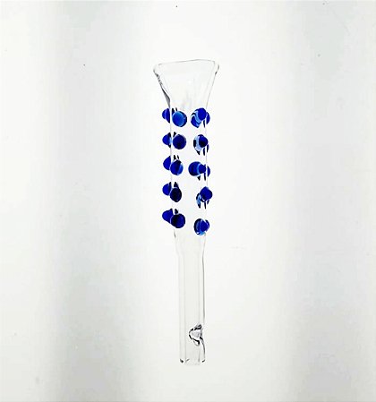 Piteira anti stress 5mm x 7cm azul