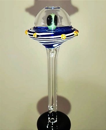 Nave espacial Azul com espiral 6mm x 80mm