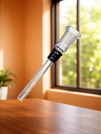 Tubo downstem de vidro entrada e encaixe 14mm