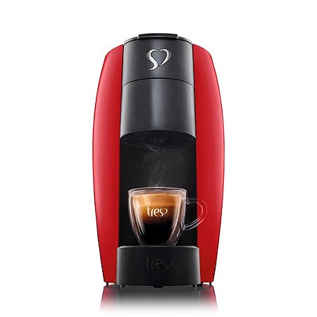 Cafeteira Lov Vermelha Três Corações 110v