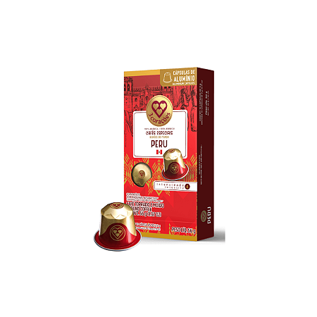 Peru Três Corações Compatível Nespresso Caixa Café 10 UN