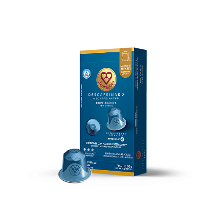 Descafeinado Três Corações Compatível Nespresso Caixa Café 10 UN