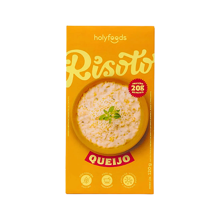 Risoto de Queijo Holy Foods 120g