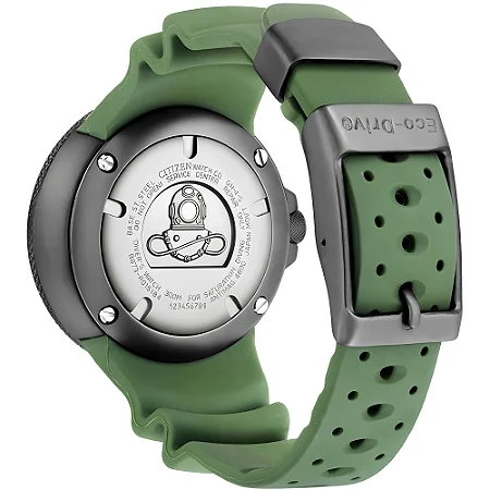 Relogio Citizen New Ecozilla Verde claro AAA