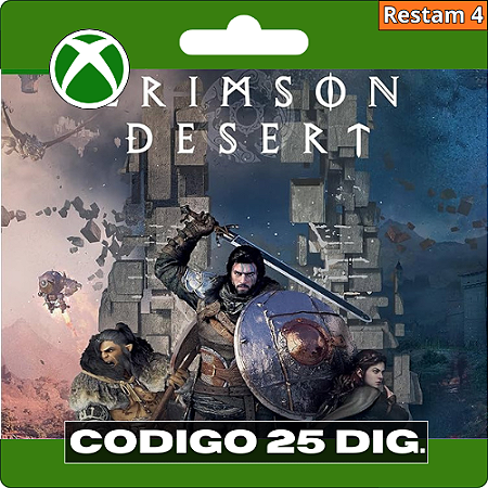 Crimson Desert Xbox Series Codigo 25 Dígitos