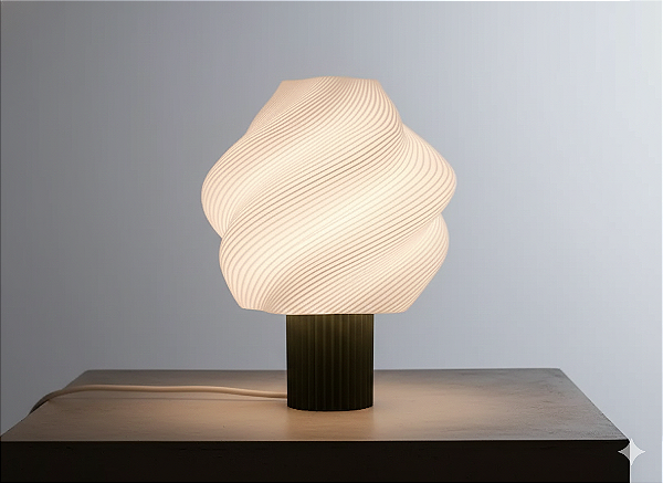 Luminária de Mesa Vórtice Design Moderno