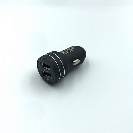 Carregador Veicular Preto 2 entradas