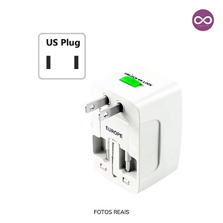Adaptador Universal Tomada Para Viagem Padrão Internacional