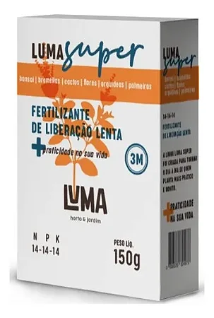 Fertilizante Osmocote 3m 14-14-14 Luma Hortas E Jardim 150g