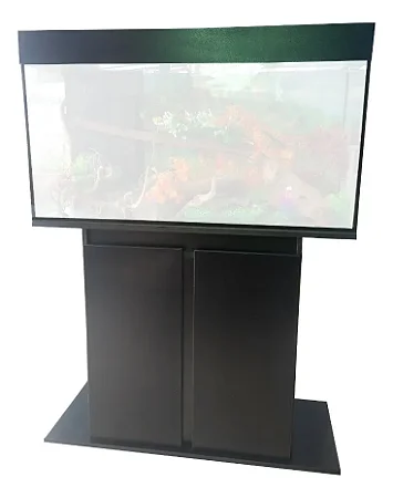 Aquário 200 Litros 100x40x50 com Móvel Coluna 2 portas