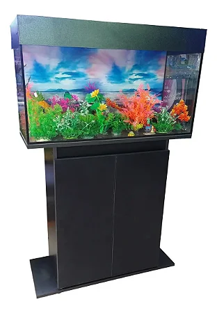 Aquário 96 Litros 80x30x40 com Móvel Coluna