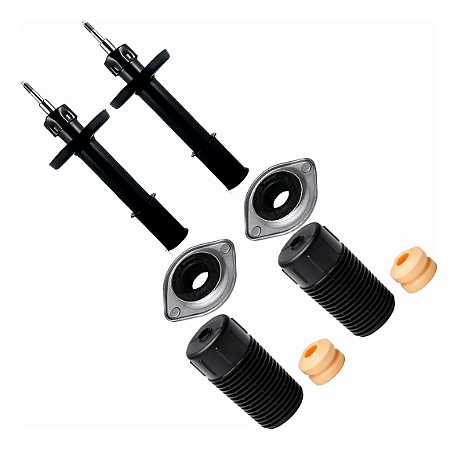 Par Amortecedor Dianteiro + Kit Suspensão(Coxim/Coifa/Batente) corsa 94...02 celta 00...16/ classic 04...16