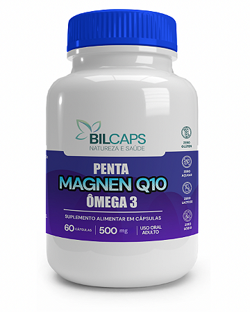 Penta Magnen Q10 + Ômega 3