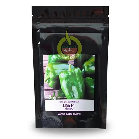 Sementes De Pimentão Lisa Híbrido F1 1.000 unidades