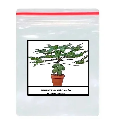 Sementes Mamão Anão Do Amazonas Papaya - 100 Unidades