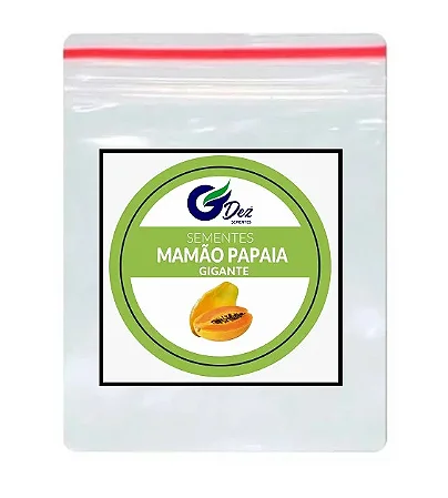 Sementes de Mamão Papaia Gigante - 1.000 Unidades