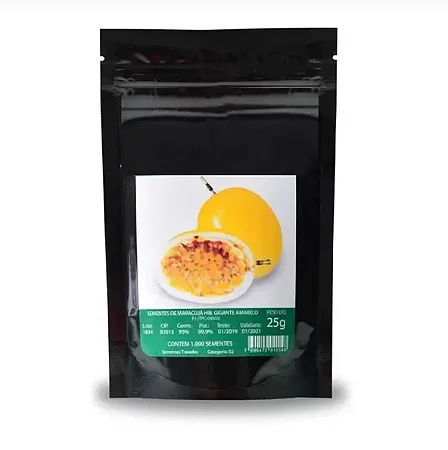 Sementes de Maracujá Híbrido F1 Gigante Amarelo - 4.000 Unidades