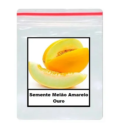 Sementes de Melão Amarelo Ouro - 50 Unidades