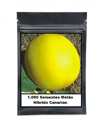 Sementes de Melão Híbrido Canarian - 1.000 Unidades