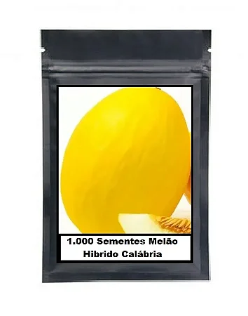 Sementes de Melão Híbrido Calábria - 1.000 Unidades
