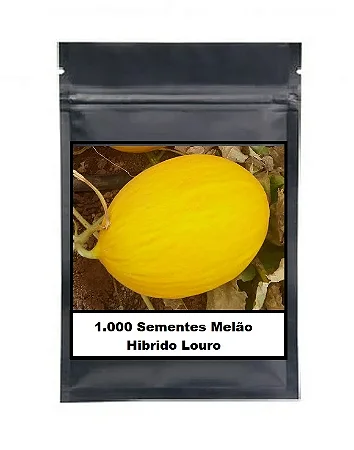 Sementes de Melão Híbrido Louro - 1.000 Unidades