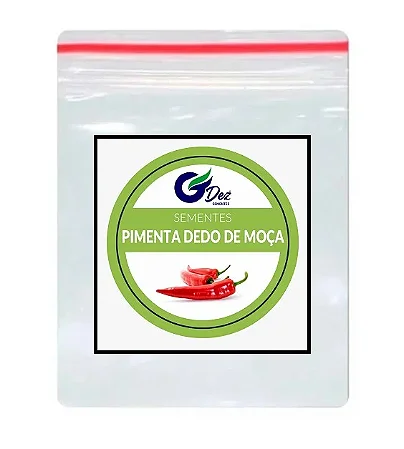 Sementes de Pimenta Dedo de Moça - 70 Unidades
