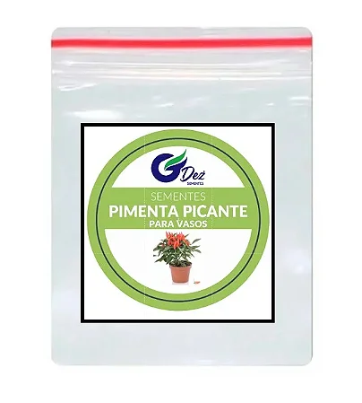 Sementes De Pimenta picante para vaso 100 unidades