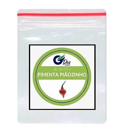 Sementes De Pimenta Piãozinho 100 unidades