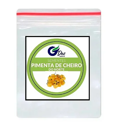 Sementes De Pimenta De Cheiro Do Norte 100 unidades