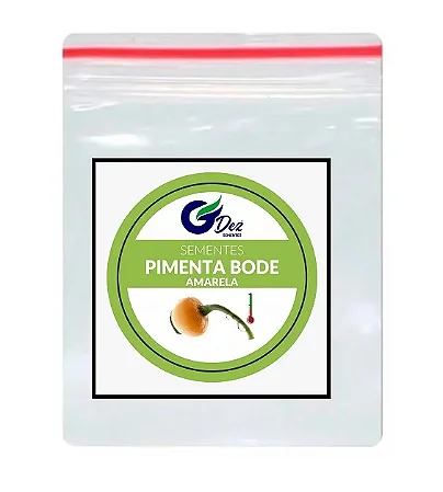 Sementes De Pimenta Bode Amarela 100 unidades