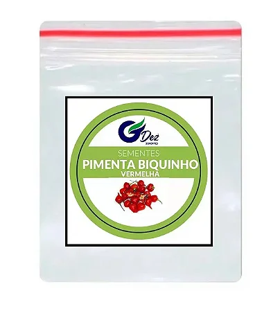Sementes de Pimenta Biquinho 100 unidades