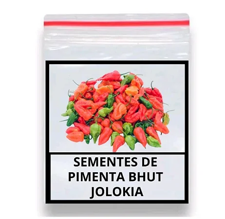 Sementes De Pimenta Bhut Jolokia 1.000 unidades