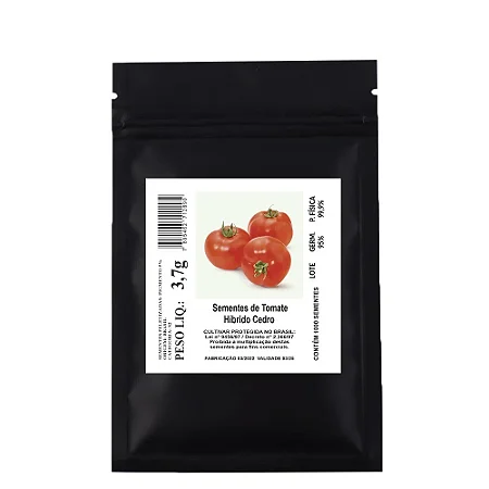 Sementes Tomate Híbrido Cedro 1.000 unidades