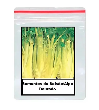 Sementes de Salsão/Aipo Dourado 800 unidades