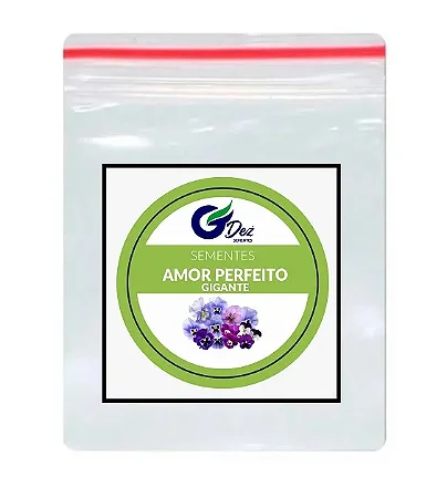 Sementes de Amor Perfeito Gigante Suiço Sortidos 70 unidades