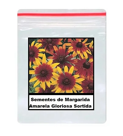 Sementes de Margarida Amarela Gloriosa Sortida 50 unidades