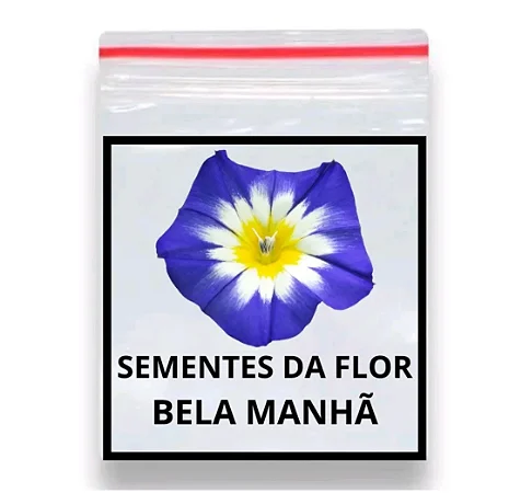 Sementes de Bela Manhã Gigante Tricolor 30 unidades
