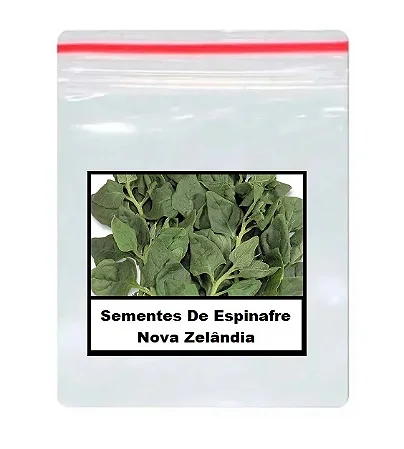 Sementes De Espinafre Nova Zelândia 100 unidades
