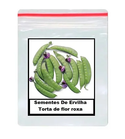 Sementes De Ervilha Torta de flor roxa 100 unidades