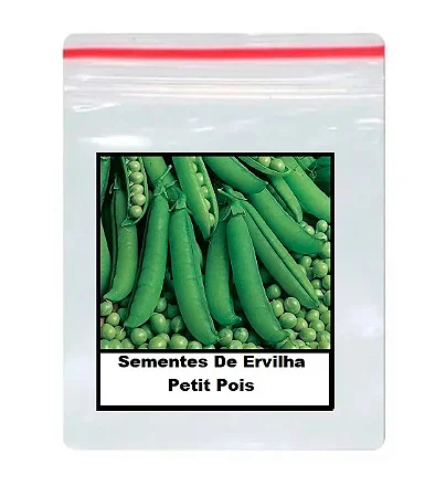 Sementes De Ervilha Petit Pois 100 unidades