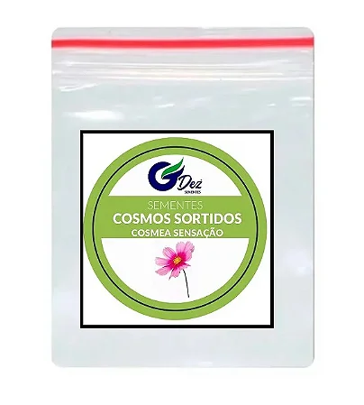 Sementes de Cosmea Sensação Sortida 100 unidades