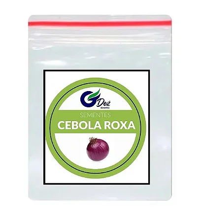 Sementes de Cebola Roxa 100 unidades