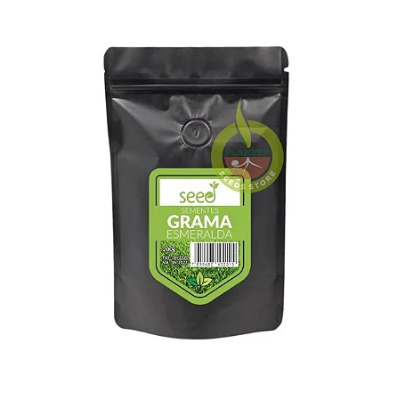 Semente Grama Esmeralda 100g Para 100M²