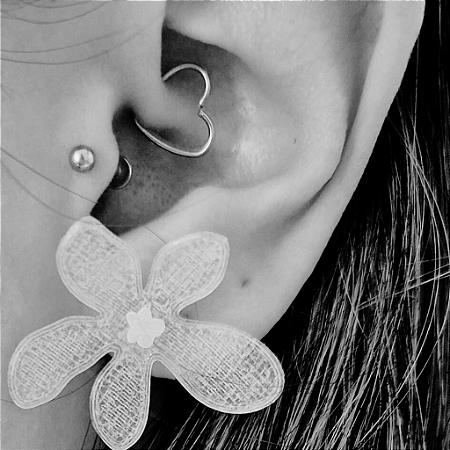 Brinco Pétala de Cristal