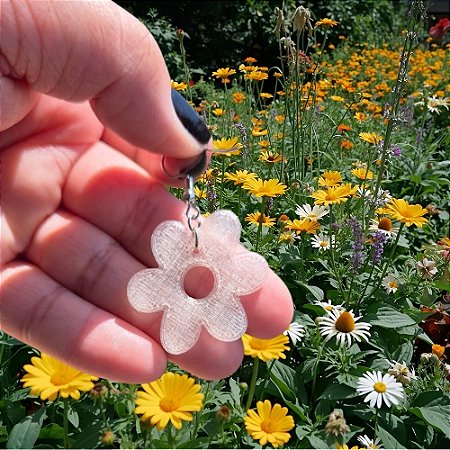Brinco de Florzinha Pop - Impressão 3D