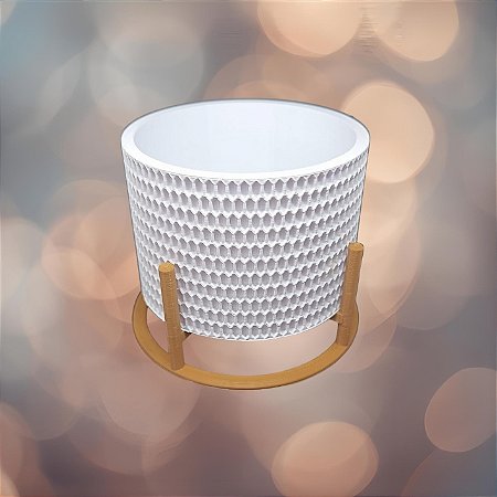 Vaso para Plantas Pequenas com Suporte Moderno