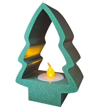 Árvore de Natal para velas artificiais