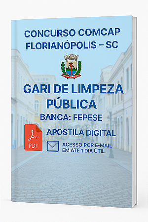 Apostila COMCAP Florianópolis 2025 – Gari de Limpeza Pública