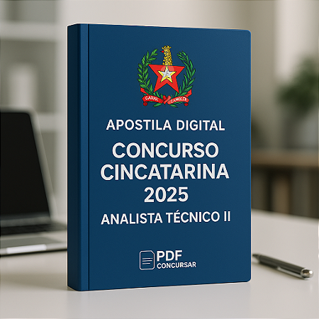 Apostila Digital Preparatória Analista Técnico II – Concurso CINCATARINA 2025